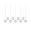 Trio Mela Pendant Light white, 9-light sources
