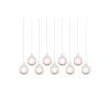 Trio Mela Pendant Light white, 9-light sources