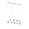 Trio Mela Pendant Light white, 9-light sources
