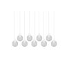 Trio Mela Pendant Light white, 9-light sources
