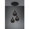 Reality Sprout Pendant Light black, 3-light sources