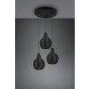 Reality Sprout Pendant Light black, 3-light sources