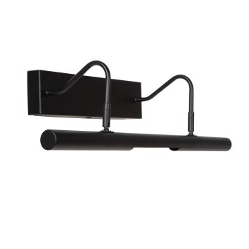 Lucide VINZ Wall Light black, 2-light sources