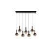 Lucide MARIUS Pendant Light black, 7-light sources