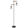 Globo PRISKA Floor Lamp Ecru, black, 2-light sources