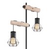 Globo PRISKA Floor Lamp Ecru, black, 2-light sources