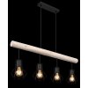 Globo PRISKA Pendant Light Ecru, black, 4-light sources