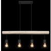 Globo PRISKA Pendant Light Ecru, black, 4-light sources