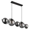 Globo PORRY Pendant Light black, 5-light sources