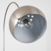 FLISA floor lamp matt nickel, 1-light source