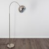 FLISA floor lamp matt nickel, 1-light source