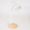 Kerzellec Table lamp Light wood, white, 1-light source