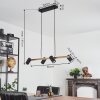 Zuoz Pendant Light brass, black, 4-light sources