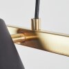 Zuoz Pendant Light brass, black, 4-light sources
