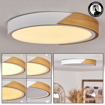 Pontchardon Ceiling Light LED white, 1-light source