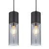 Globo ANNIKA Pendant Light black, 4-light sources
