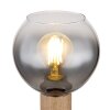 Globo MOITAS Table lamp Wood like finish, black, 1-light source