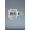 Fischer & Honsel Cluedo Wall Light LED matt nickel, 1-light source