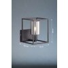Fischer & Honsel Iska Wall Light black, 1-light source