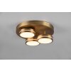 Trio Franklin Ceiling Light LED antique brass, 3-light sources