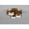 Trio Franklin Ceiling Light LED antique brass, 3-light sources