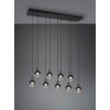 Trio Mela Pendant Light black, 9-light sources