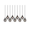 Trio Mela Pendant Light black, 9-light sources