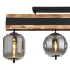 Globo LOREY Ceiling Light Dark wood, black, 3-light sources