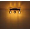 Globo LOREY Ceiling Light Dark wood, black, 3-light sources