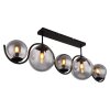 Globo PORRY Ceiling Light black, 5-light sources