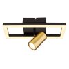 Globo MARRIE Wall Light LED brass, black, 1-light source