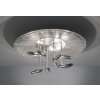Fischer & Honsel Pau Ceiling Light LED aluminium, 8-light sources, Remote control
