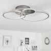Tagsdorff Ceiling Light LED chrome, matt nickel, 1-light source
