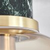 Arge Ceiling Light green, Marble Look, brass, white, 1-light source