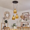 Chaniers Pendant Light black, 3-light sources