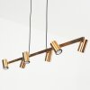 Zuoz Pendant Light antique brass, 6-light sources