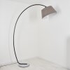 Sagu arch lamp grey, black, 1-light source