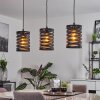 Bust Pendant Light black, 3-light sources