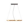 Trio Tailor Pendant Light dark brown, Ecru, matt nickel, 4-light sources