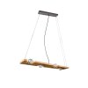 Trio Tailor Pendant Light dark brown, Ecru, matt nickel, 4-light sources