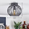 Oravi Ceiling Light black, 1-light source