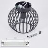 Oravi Ceiling Light black, 1-light source