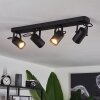 Kergus Ceiling Light black, 4-light sources