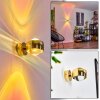 Sapri Wall Light gold, 1-light source