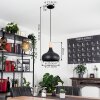 Mansle Pendant Light Ecru, black, 1-light source