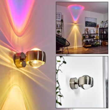 Sapri Wall Light matt nickel, 1-light source