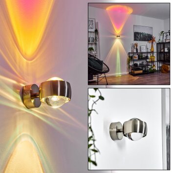 Sapri Wall Light matt nickel, 1-light source