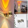 Sapri Wall Light matt nickel, 1-light source