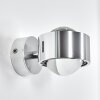 Sapri Wall Light silver, 1-light source