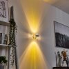 Sapri Wall Light silver, 1-light source